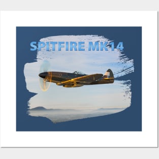 Spitfire Mk14 (Mk XIV) Posters and Art